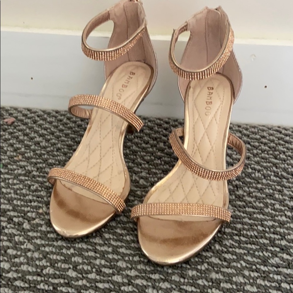 New shoes color gold